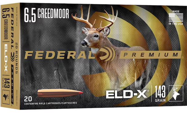 FED TERMINAL ASCENT 6.5CR 143GR ELDX 20/10 - Ammunition